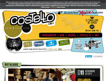 Tablet Screenshot of costelloclub.com